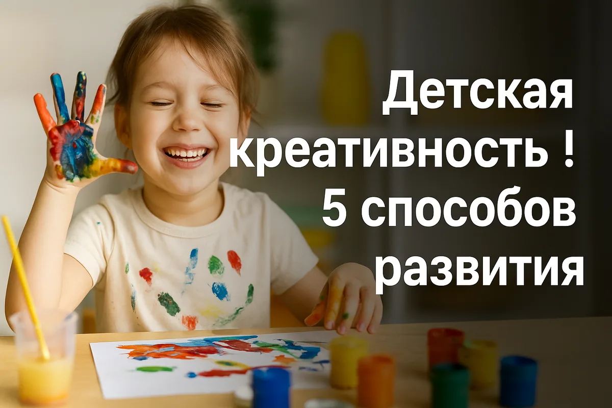 Почему важно развивать креативность с детства
