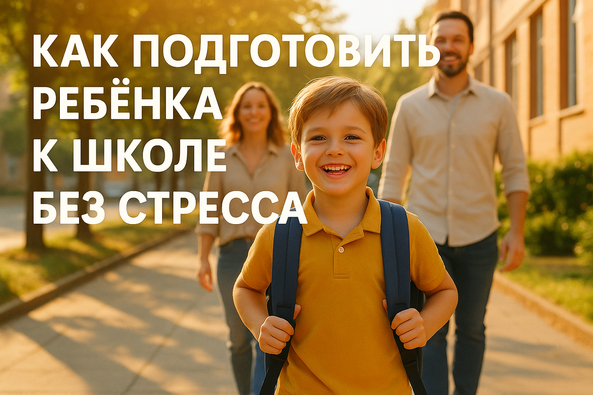 Как подготовить ребёнка к школе без стресса